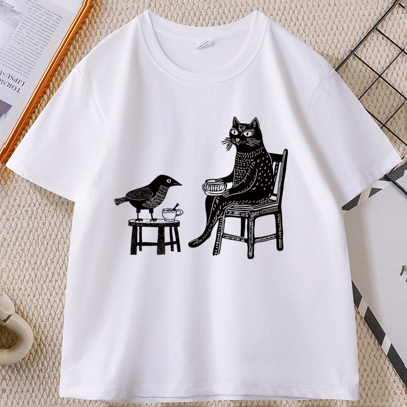 Camiseta gráfica con diseño de - Coffee And Tea Lyrics reseña y precio