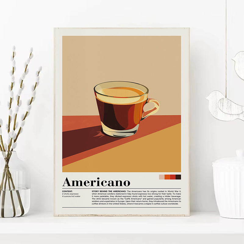 Pósteres Vintage de bebidas y  - Coffee And Tea Lyrics reseña y precio