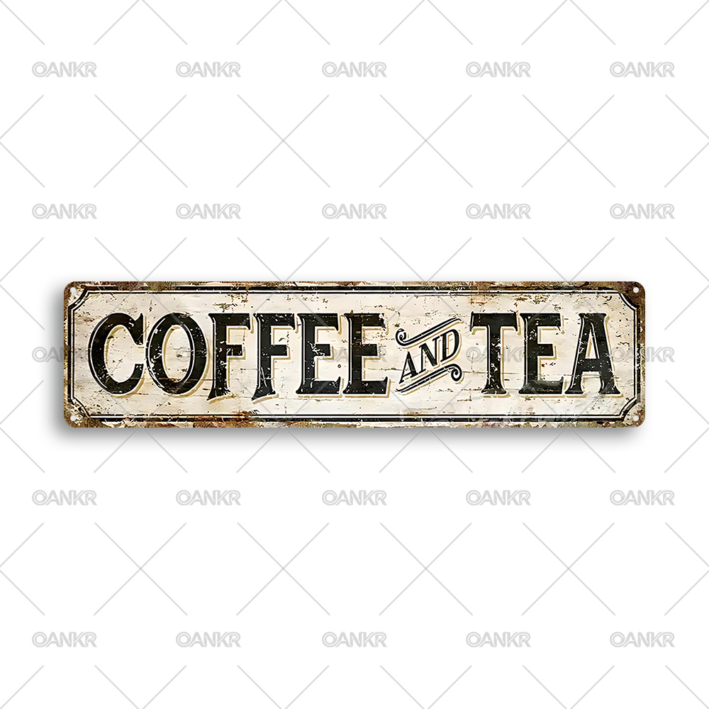 Letreros Metálicos Vintage de  - Coffee And Tea Lyrics reseña y precio