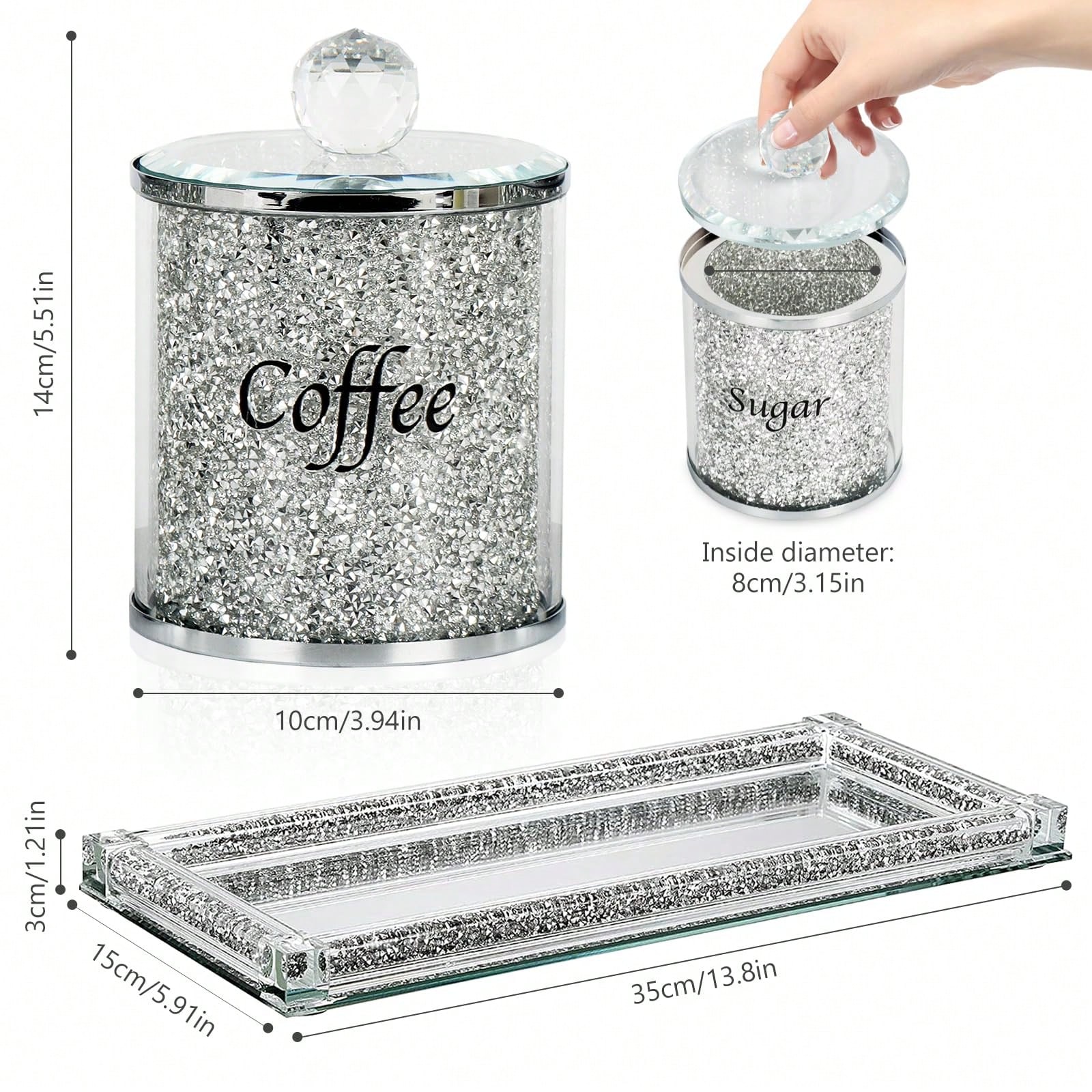 Juego de recipientes para café - Coffee Tea Room reseña y precio